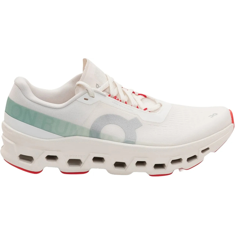 ON Low-Top-Sneaker Sneakers Cloudmonster 1 con Lacci e Suola Struttur weiß