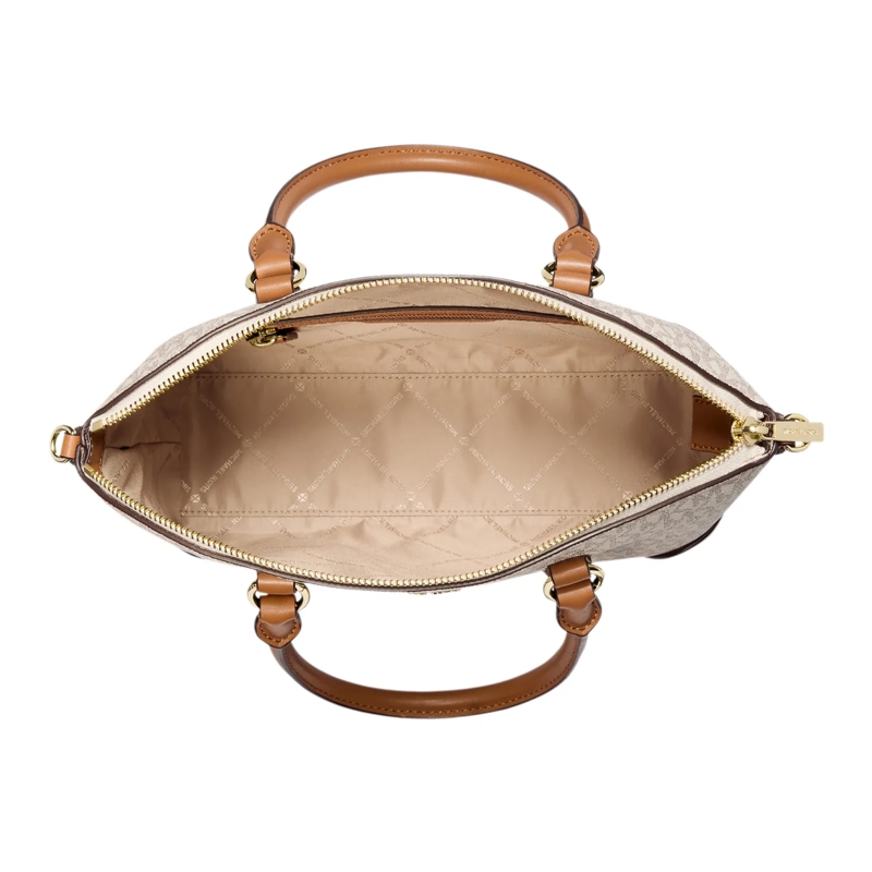 MICHAEL Michael Kors Satchel Murphy Md Ew Dome Satchel Vanilla/Acrn(Image 3)