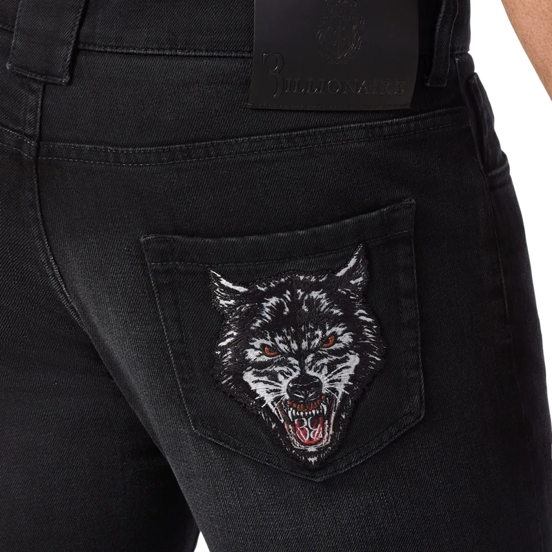 BILLIONAIRE Jeans mit geradem Bein Jeans Regular Fit schwarz(Image 4)