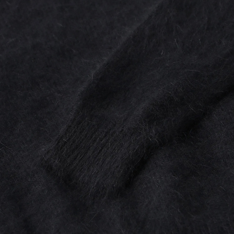 Roberto Collina Pullover Pullover aus Angorawoll-Mix schwarz(Image 3)
