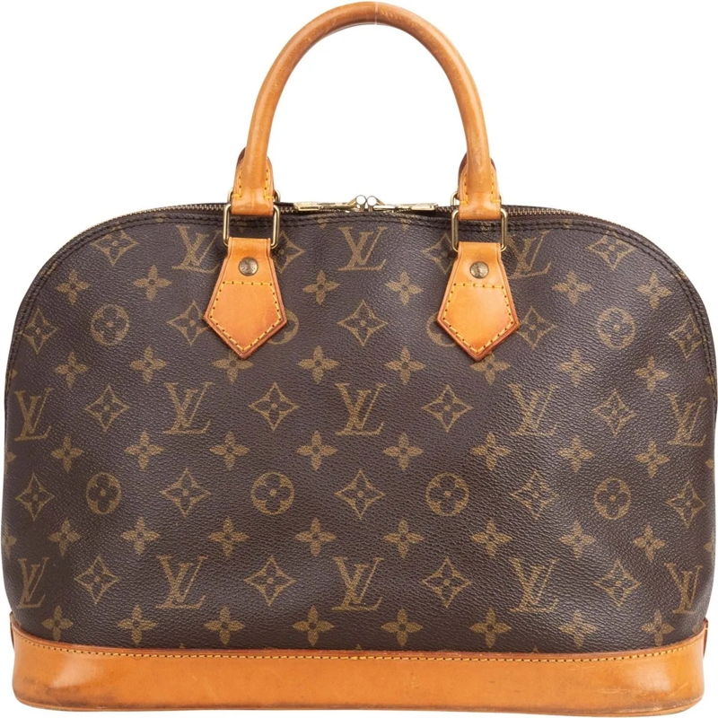 Louis Vuitton Tote Louis Vuitton Canvas Monogram Alma PM Handbag braun
