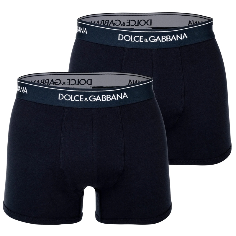 Dolce&Gabbana  Regular Boxer 2er Pack blau