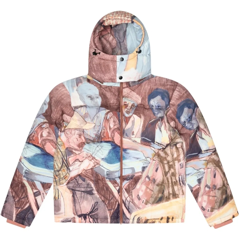 Kidsuper Daunenjacke Domino Players Puffer-multi mehrfarbig