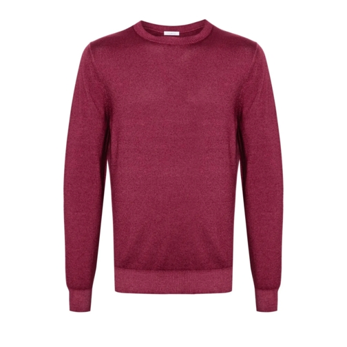 Malo Pullover Wool Crewneck Sweater Pink