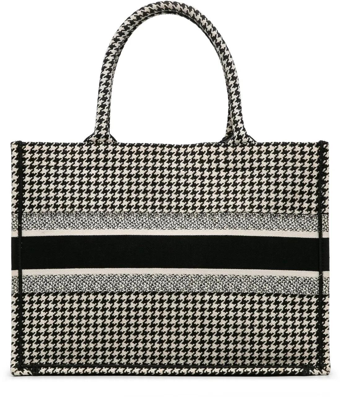 Thumbnail - Christian Dior Shopper - Medium Houndstooth Book Tote - Gr. unisize - in Schwarz - für Damen