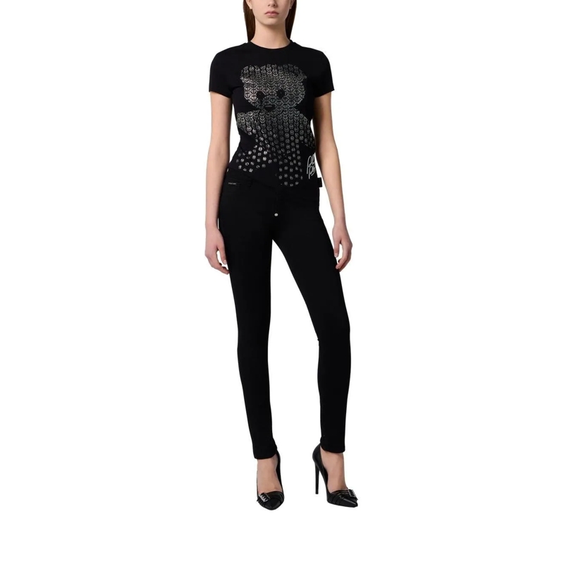 Philipp Plein T-Shirt T-Shirt Sexy Pure Fit Teddy Teddy Bear schwarz(Image 2)