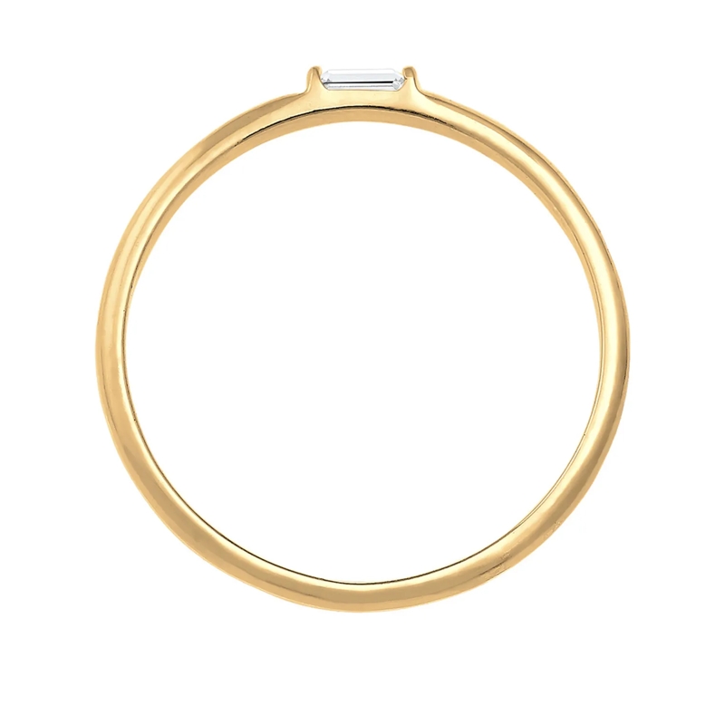 Elli Ring Ring Liebe Zart Edel Geo Topas 585 Gelbgold gold (Image 3)