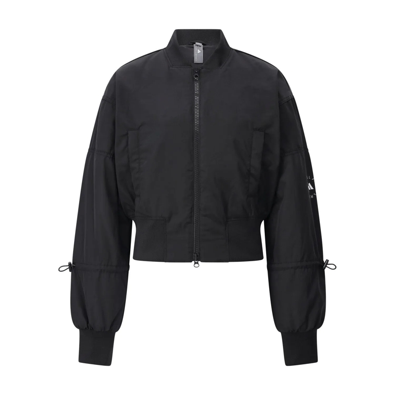 Adidas By Stella Mccartney Overgangsjas Sportive Bomberjacke Schwarz