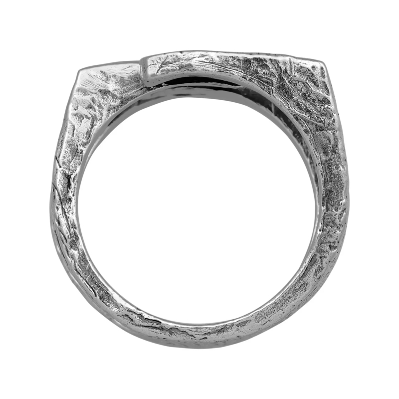 Haze & Glory Siegelring Ring Siegelring - Quadro 925 Silber silber(Image 3)