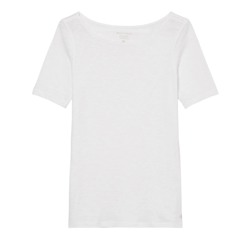 Marc O´Polo  T-shirt, short-sleeve, boat-neck white