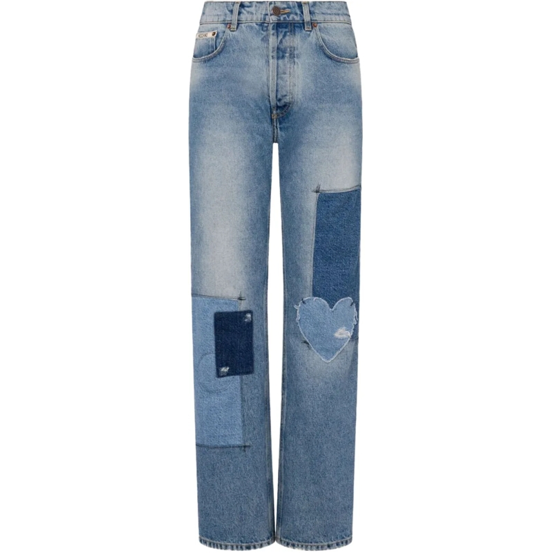 Moschino  Trousers Denim blau