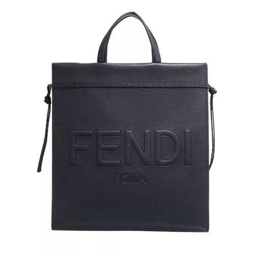 Fendi Go-To Shopper Roma Medium  Darkblue Rymlig shoppingväska