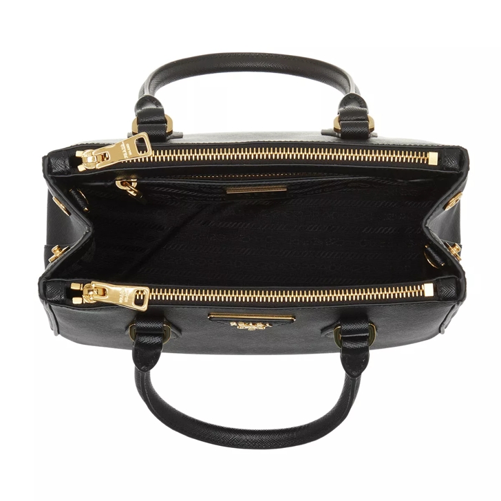 Prada Galleria Saffiano Leather Mini Bag Nero, Black