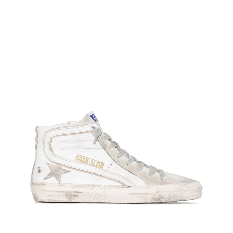 Golden Goose Lage-top sneaker High-Top Sneakers With Vintage Distressing White