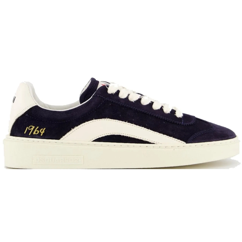 Dsquared2 Low-Top-Sneaker Heren Rider Sneaker Blauw mehrfarbig