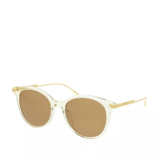 Bottega Veneta BV1038SA-003 54 Sunglasses Beige-Gold-Brown Lunettes de soleil