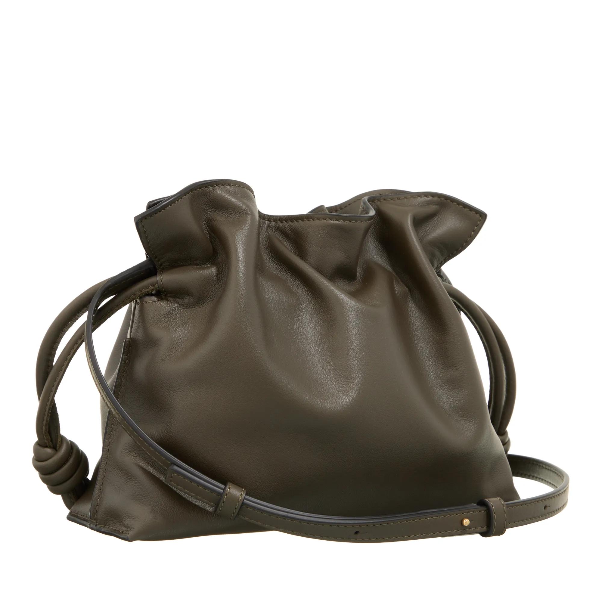 Loewe Clutches Mini Flamenco Clutch in groen