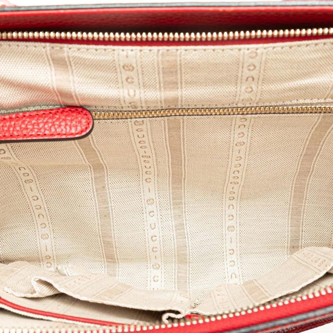 Thumbnail - Gucci Hobo Bags - Calfskin Swing Top Handle Satchel - Gr. unisize - in Rot - für Damen