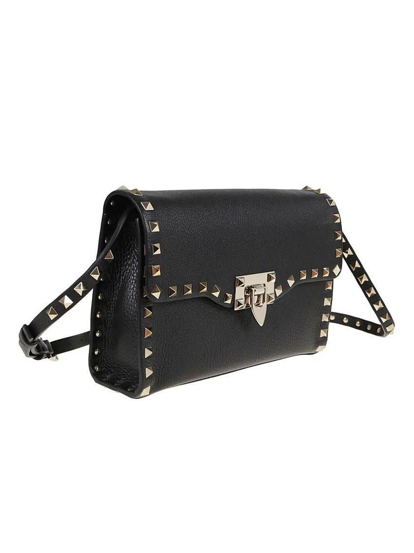 Valentino Hobo bags Small Shoulder Bag Rockstud in zwart