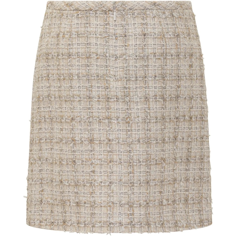 Versace Minijupe Gonna in Tweed weiß(Image 2)