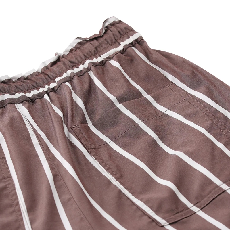 Rag & Bone Bermuda Shorts Gestreifte Bermudashorts braun(Image 4)