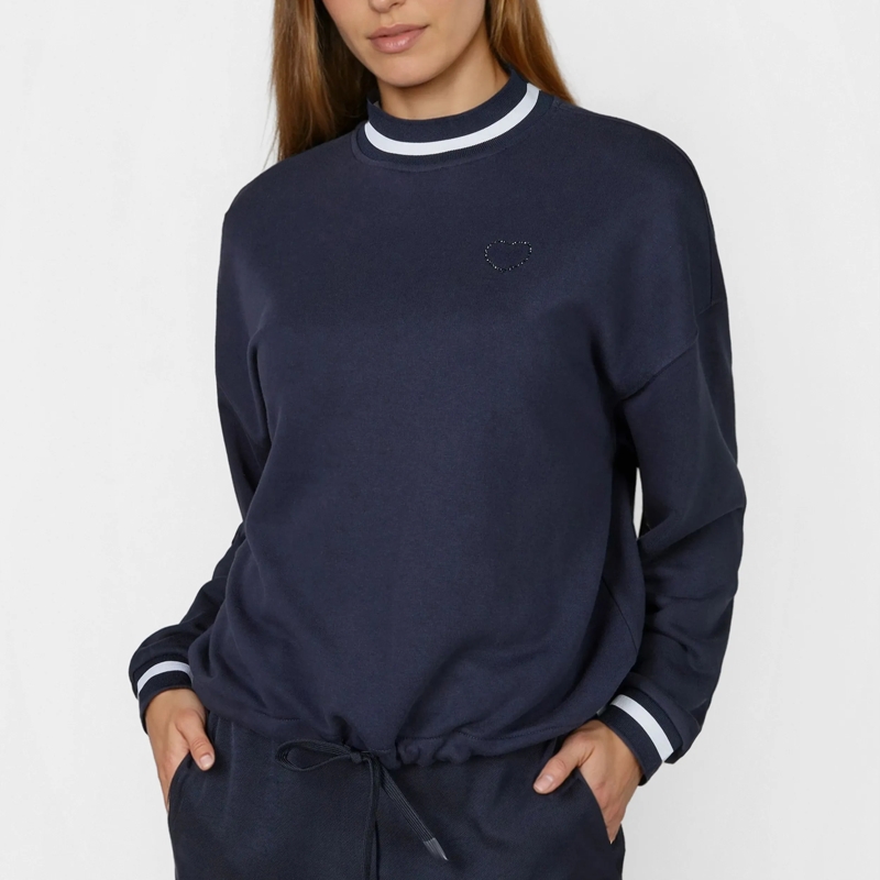 Marc Aurel Bluse Sweatshirt blau(Image 3)