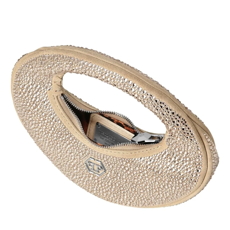 Philipp Plein Crossbody Bag Henkel Tasche Verziert beige(Image 4)