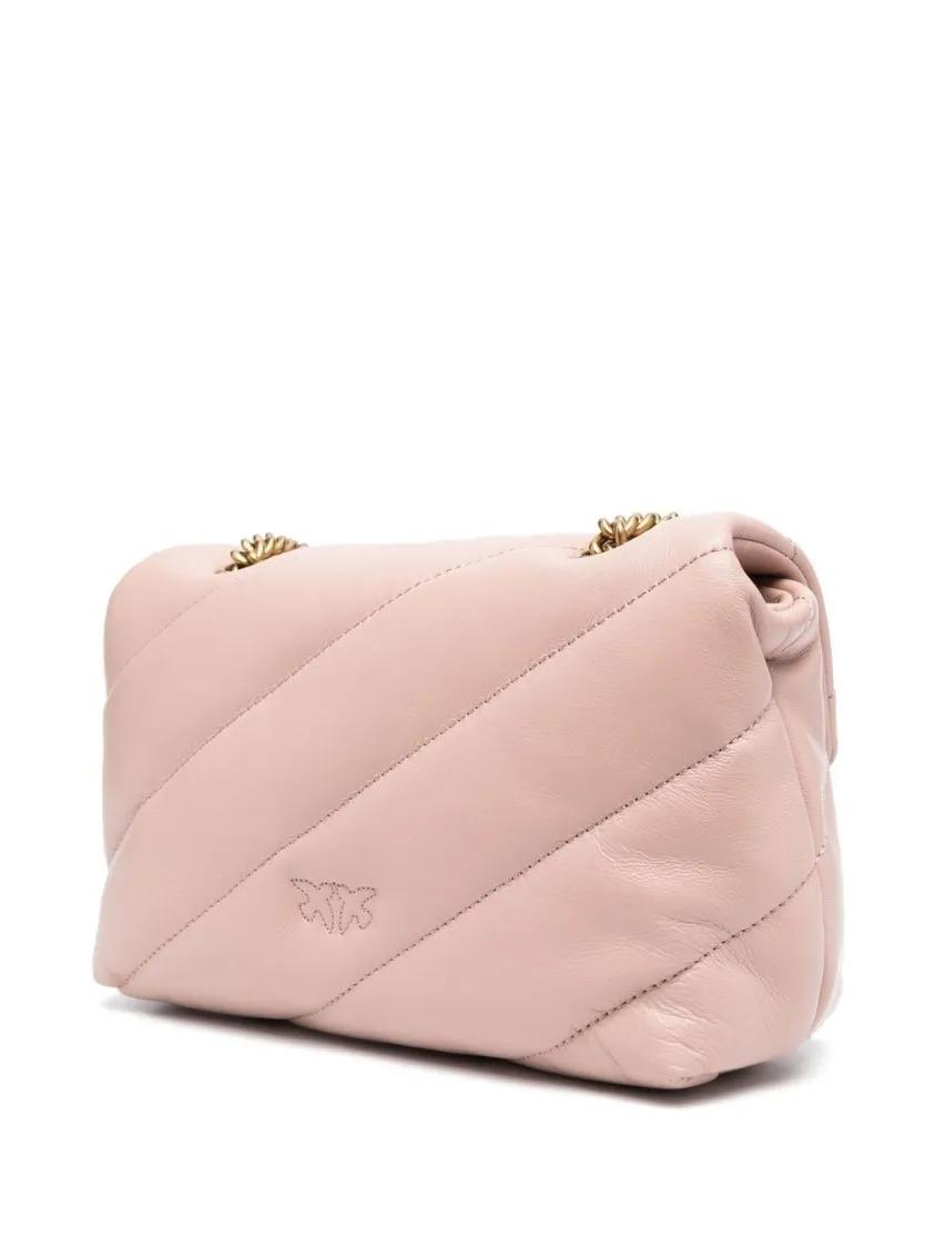 Pinko Hobo bags Love Puff Mini Cl Bag in beige