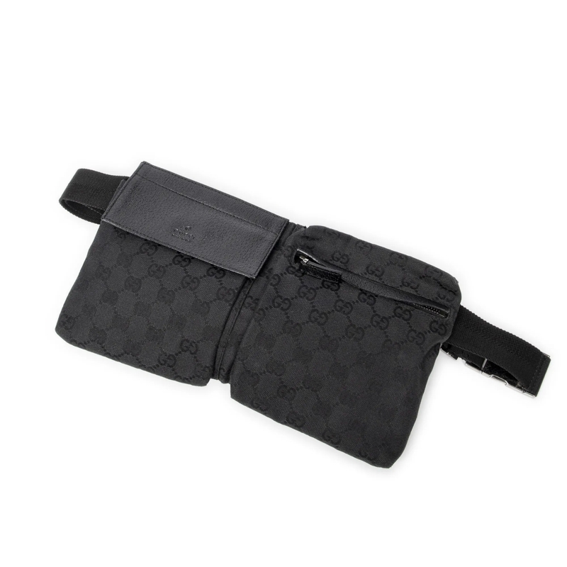Gucci Crossbody Bag Waist Pouch schwarz
