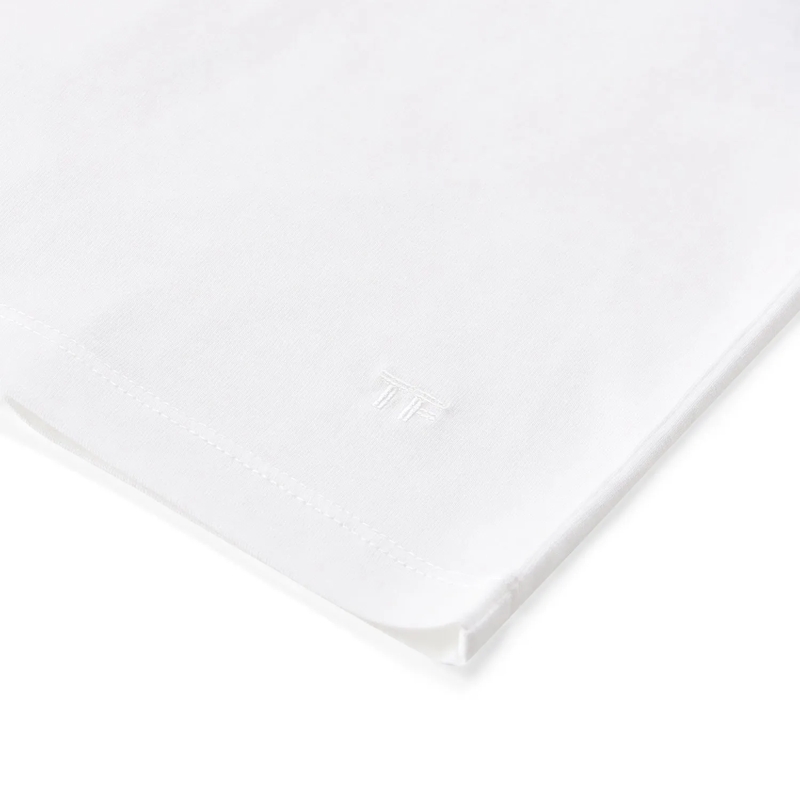 Tom Ford T-Shirt Langarmshirt aus Baumwoll-Mix weiß(Image 3)