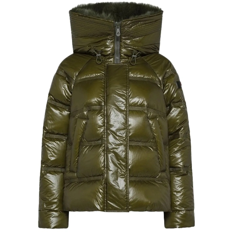 Peuterey  Medium-Length Puffer Jacket With Adjustable Side Z Grey