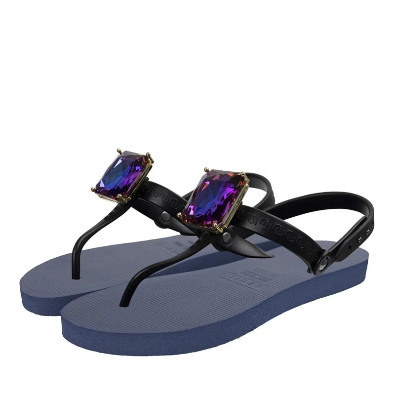 UZURII Flip Flops Zehentrenner Selena Diamond Blue marineblau(Image 2)