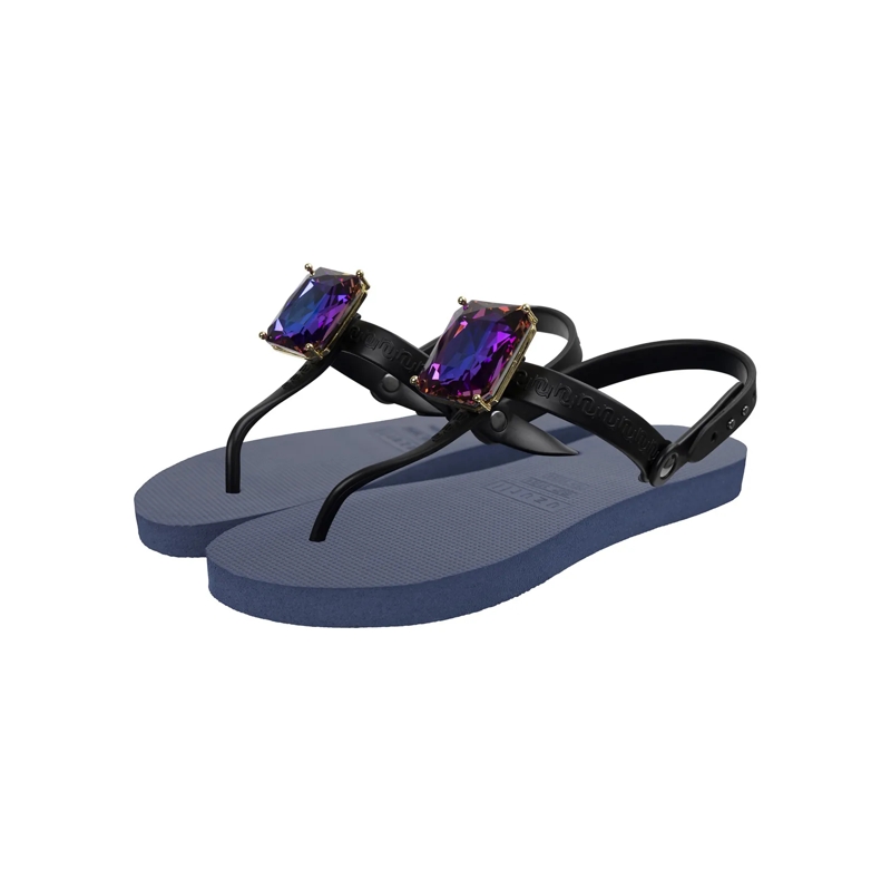 UZURII Flip Flops Zehentrenner Selena Diamond Blue marineblau(Image 2)