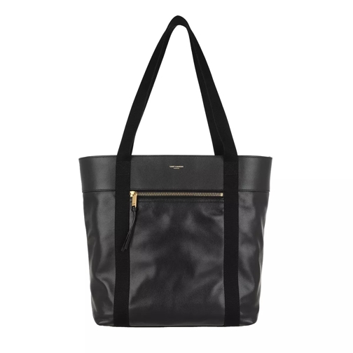 Saint Laurent Daily Cabas Small Shopping Bag Black Shopping Bag