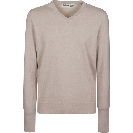 Ballantyne  Plain V-neck Sweater mehrfarbig