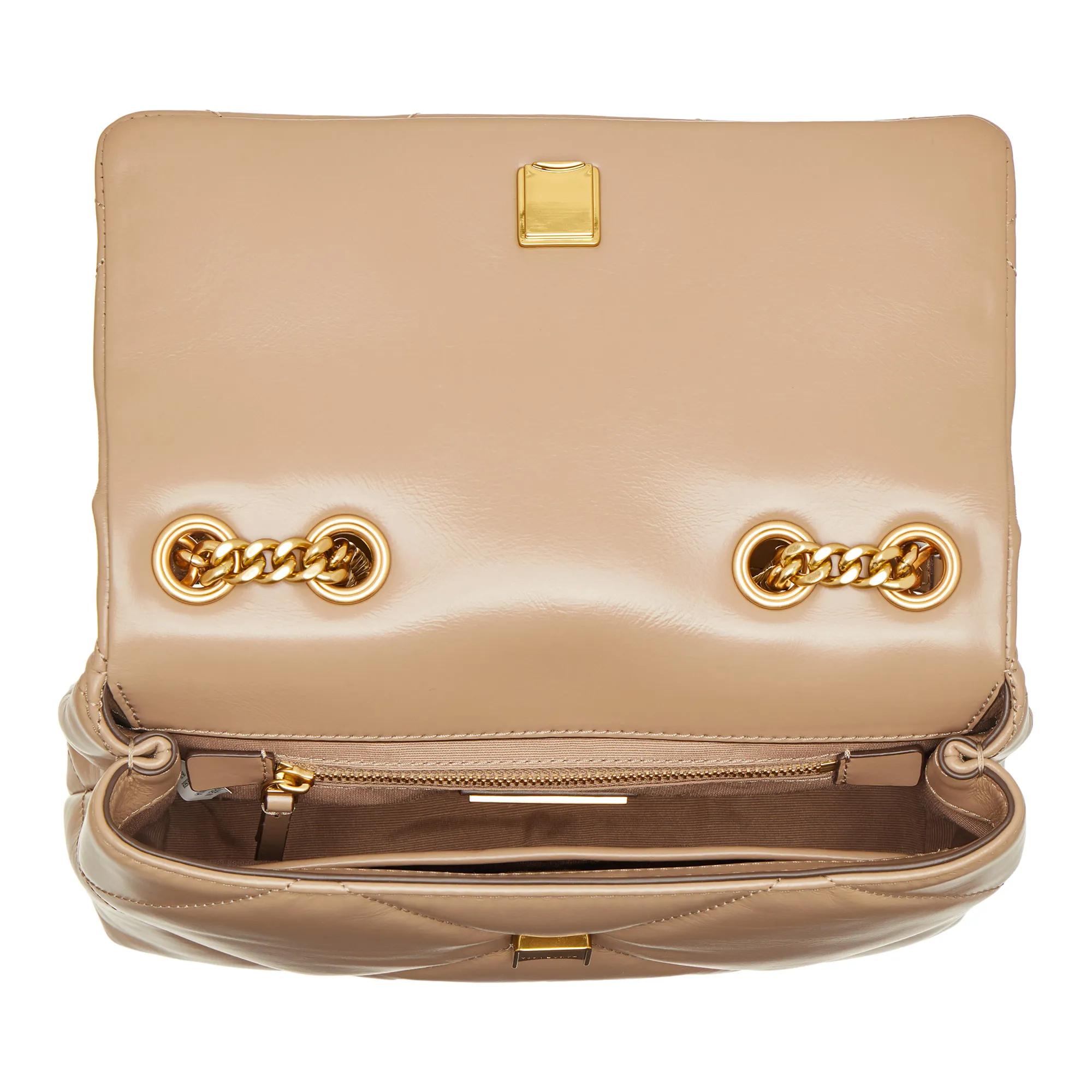 TORY BURCH Hobo bags Kira Diamond Quilt Small Convertible Shoulder Bag in bruin