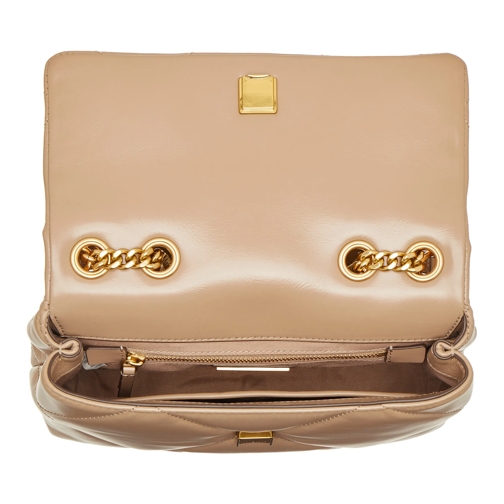 Tory Burch Sac à bandoulière Kira Diamond Quilt Small Convertible Shoulder Bag Taupe Oak (Image 12)