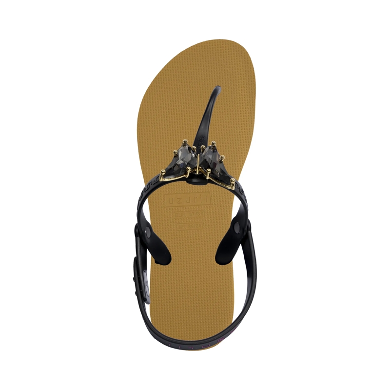 UZURII Flip Flops Zehentrenner Python Bronze gelb(Image 2)
