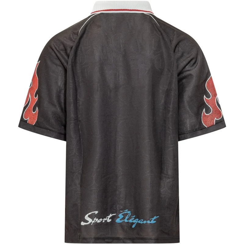 Gallery Dept. Poloshirt Jersey Polo con Ricami e Patch dunkelgrau(Image 2)