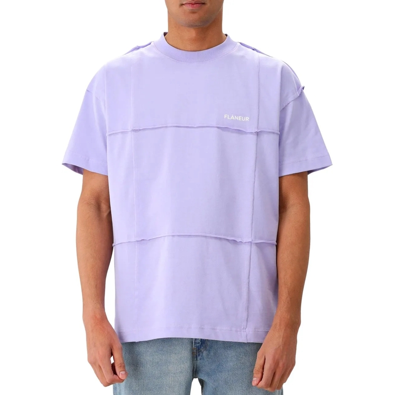 Flâneur T-shirt Cut & Sew T-Shirt | Purple lila