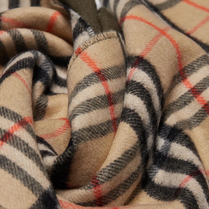 Burberry Reversible Check Cashmere Scarf Beige | Cashmere Scarf