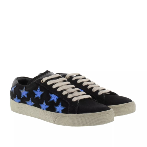 Saint Laurent Star Sneakers Black/Blue Low-Top Sneaker