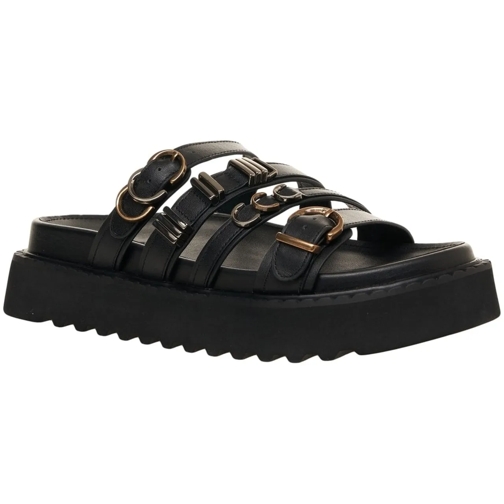 Pinko Claquette Leather sandals 'Kate' schwarz (Image 2)
