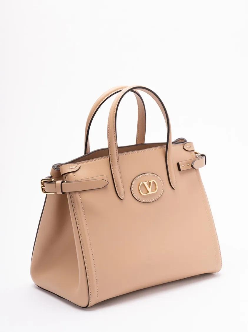 Valentino Garavani Shoppers & Totes Small `Antibes` Tote in beige