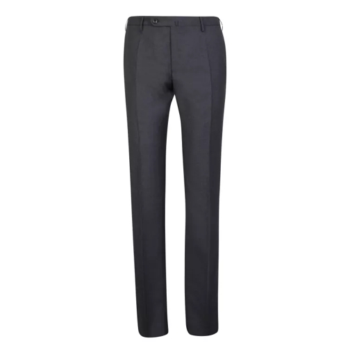 Incotex Cotton-Virgin Wool Blend Trousers Grey Pantalons
