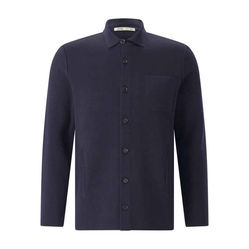 Maurizio Baldassari Vest Strickjacke aus Wolle blau