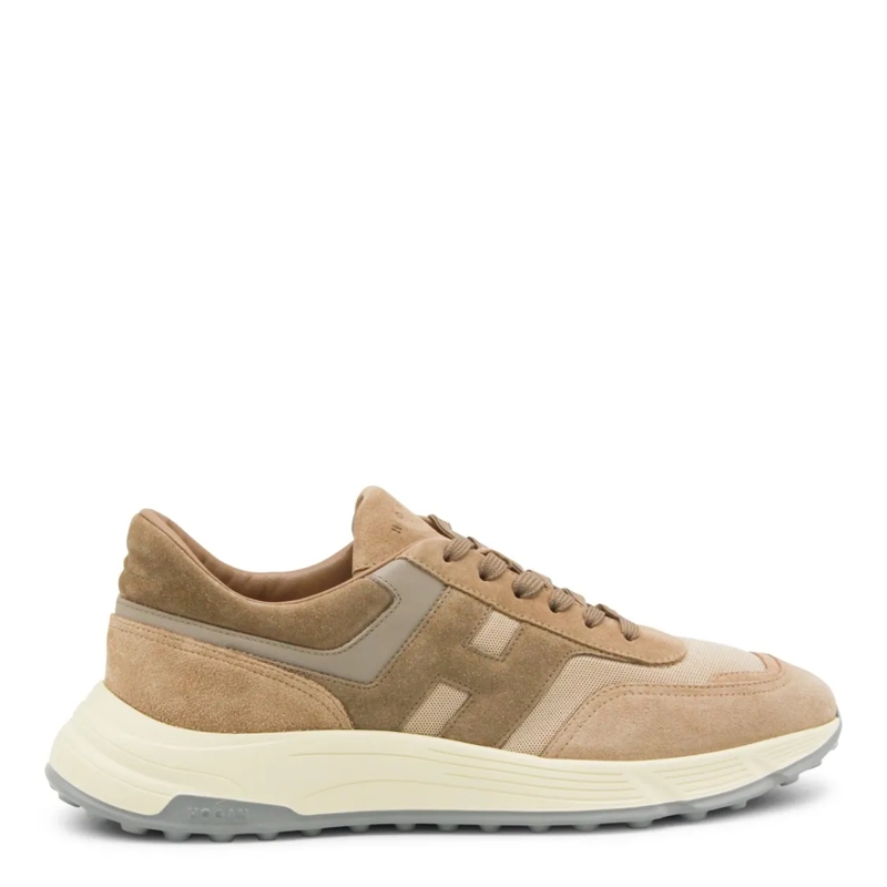 Hogan Lage-top sneaker Beige Leather Sneakers Neutrals