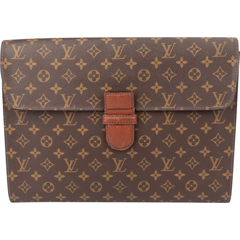 Louis Vuitton Tote Louis Vuitton Canvas Monogram Cartella Business Cl braun
