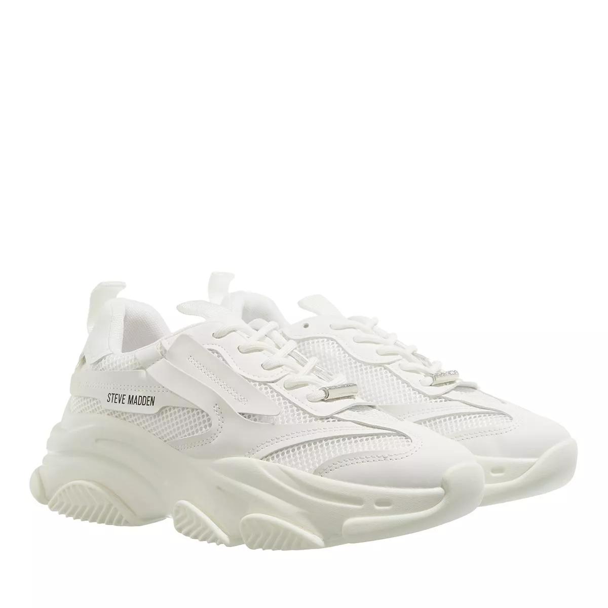 Steve Madden White Possession Sneakers – Shop Allure Fashions