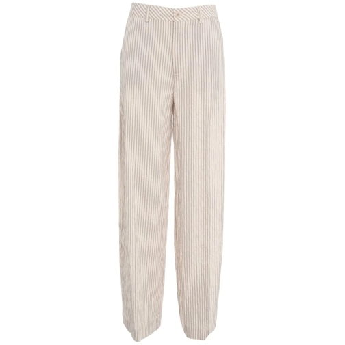 LIU JO Pantalons Striped flare pants rose